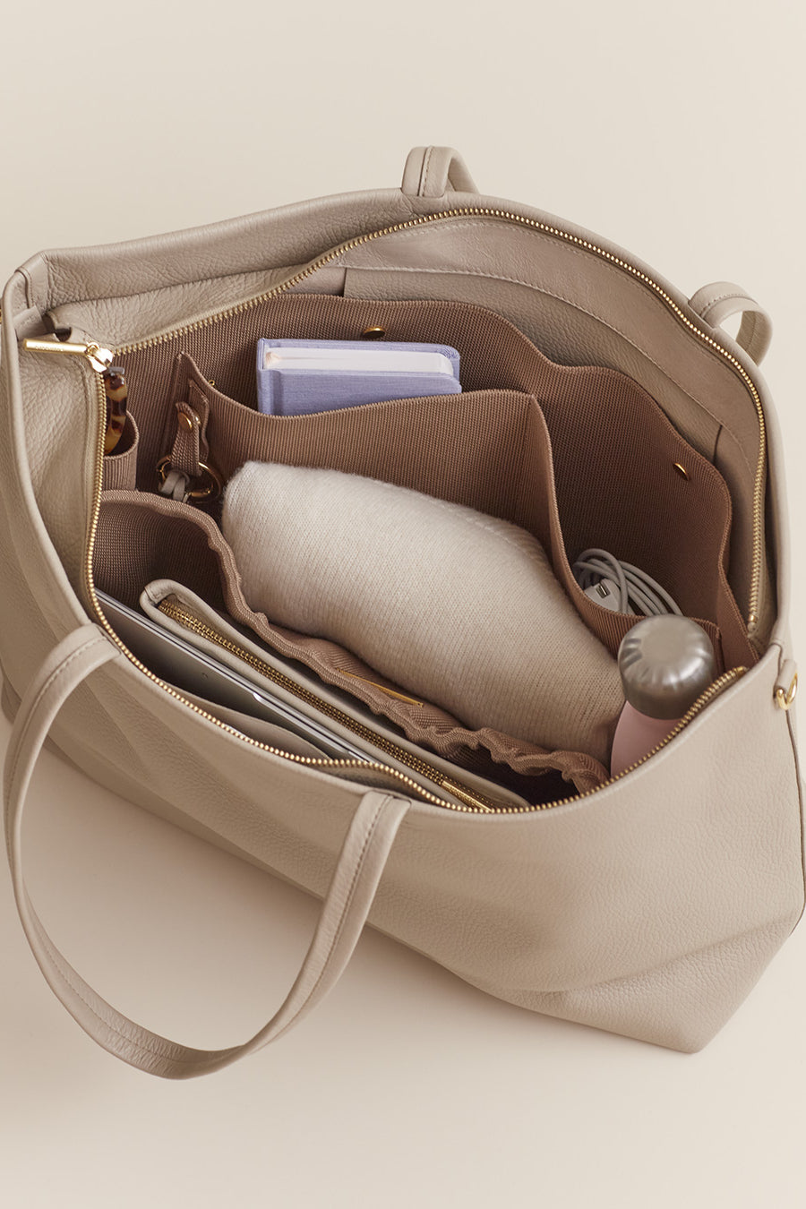 Classic Easy Tote Insert Cappuccino / One Size
