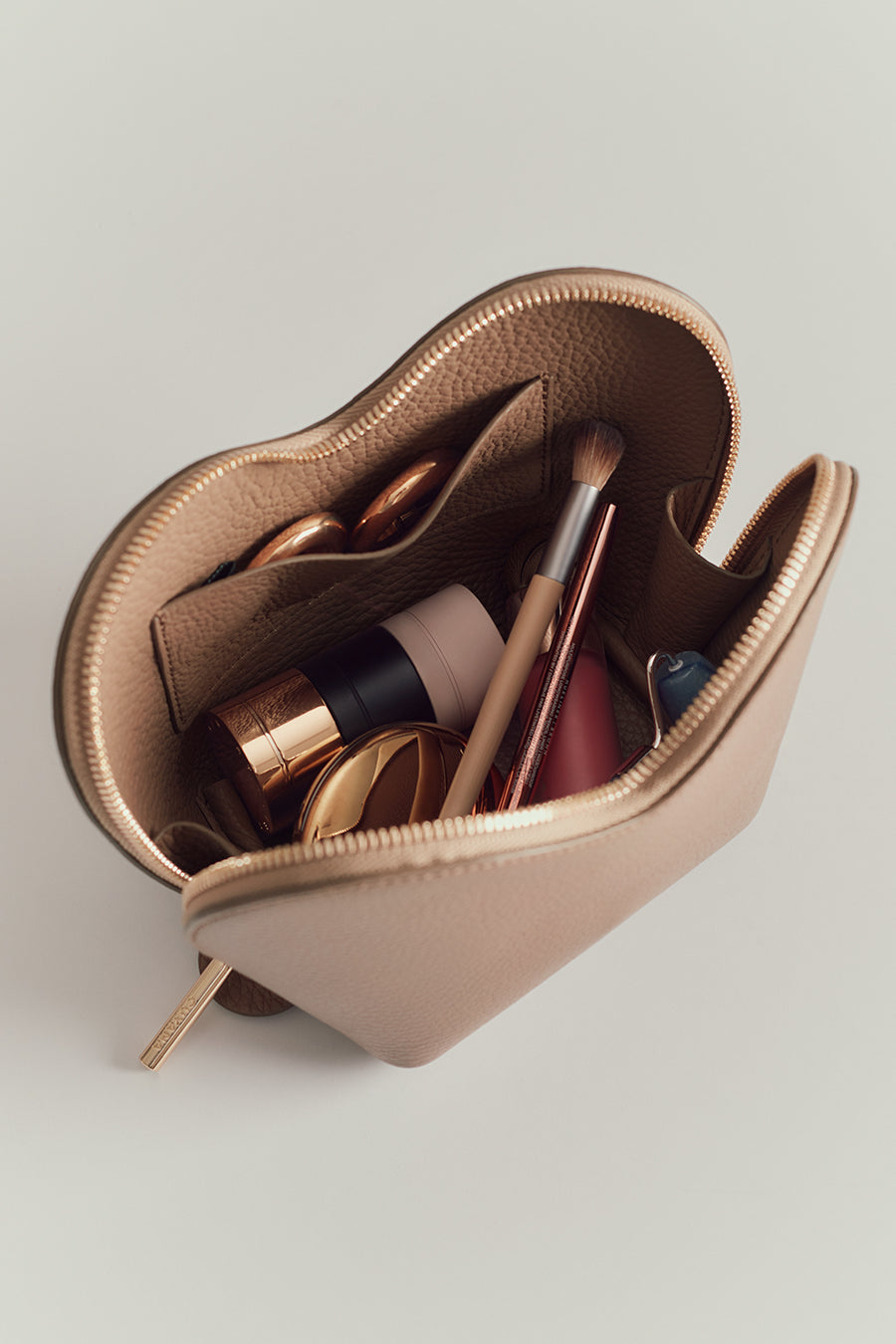 Mini Heart Case Cappuccino / One Size