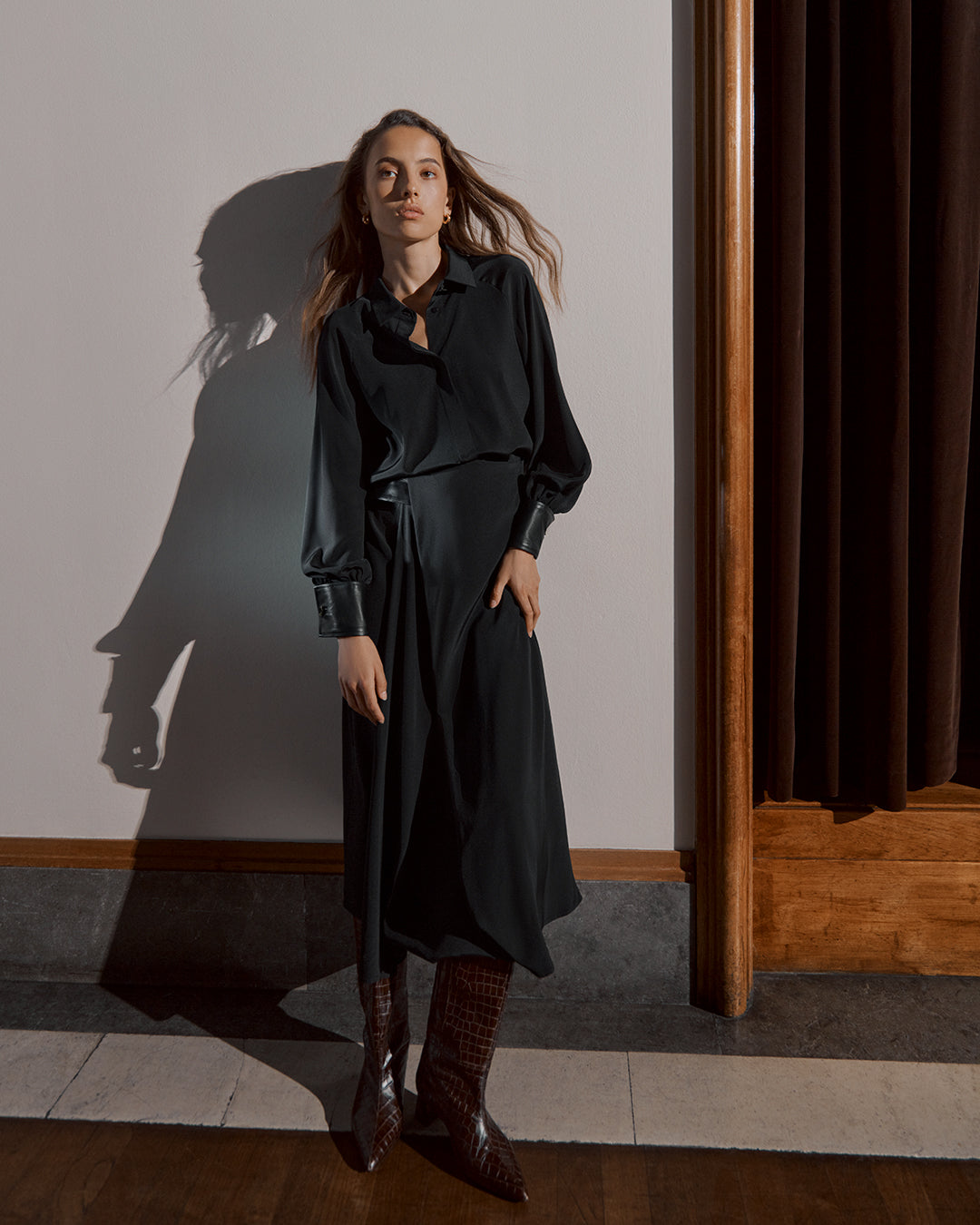 Cuyana silk tee dress outlet