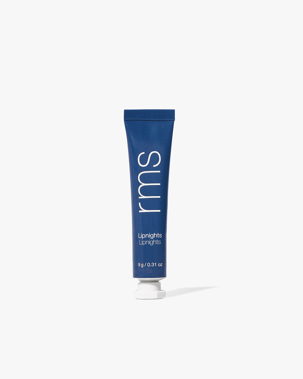 A tube of rms skincare cream on a plain background.