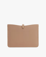 Simple clutch bag with a flap closure