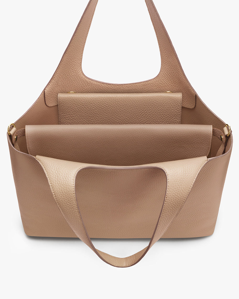 Tech Carryall 13-inch Handbag with a front pocket and a thin strap.