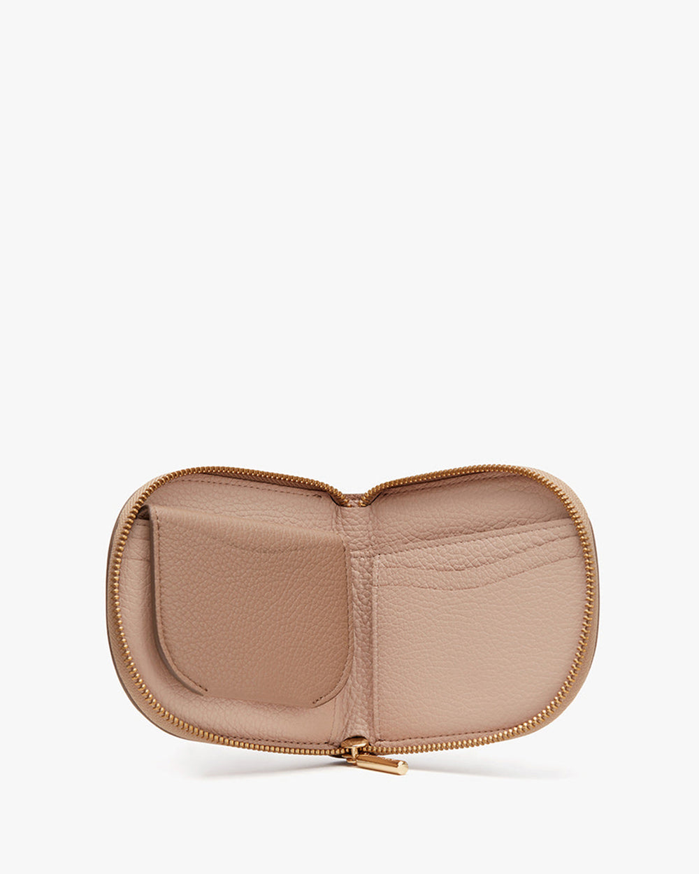 Duo Small Zip Wallet Open wallet showing interior compartments