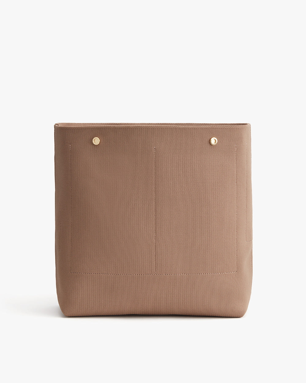 Tall Easy Tote Insert Structured tote bag with two rivets at top.