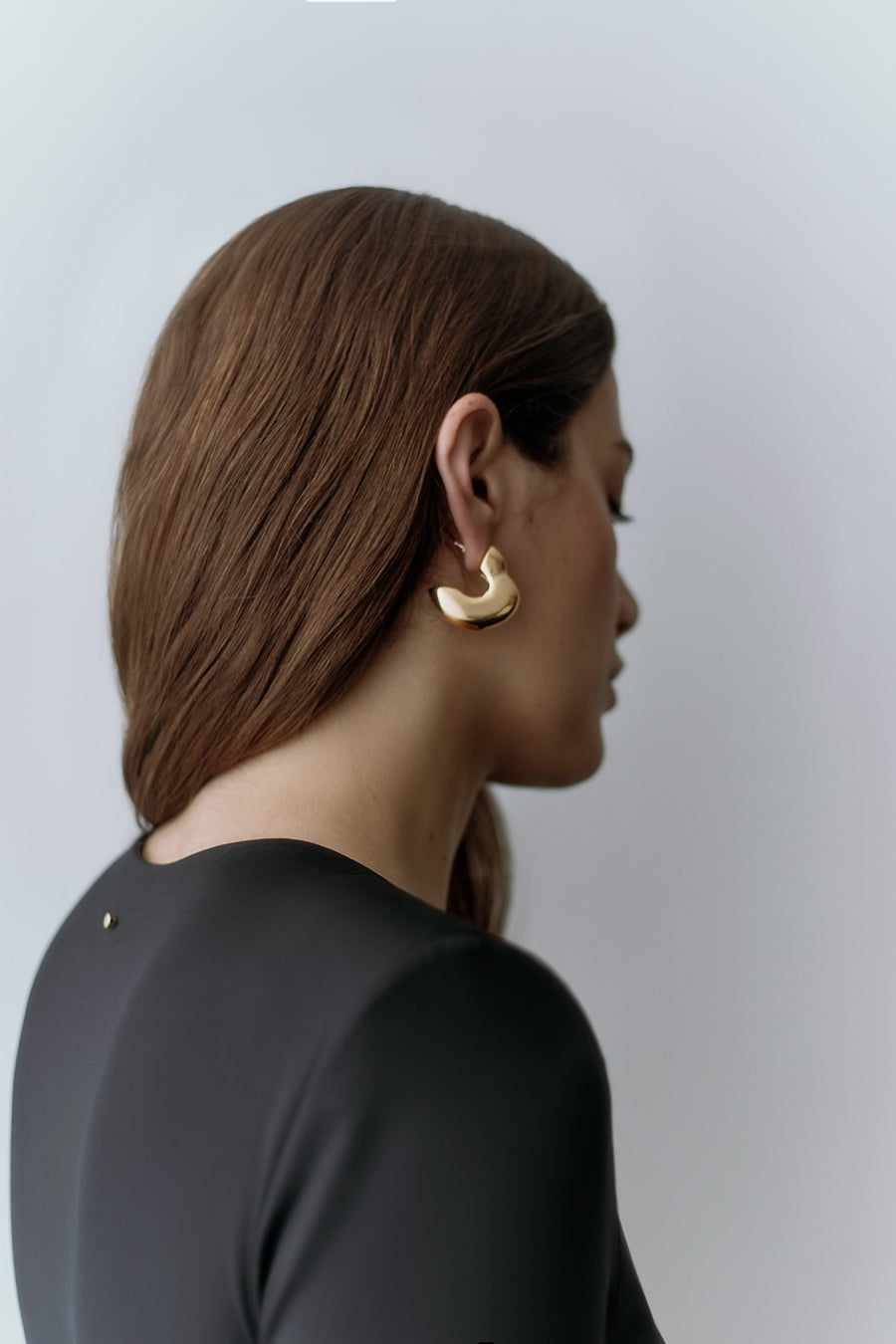 Celestia Hoop Earrings Gold / One Size