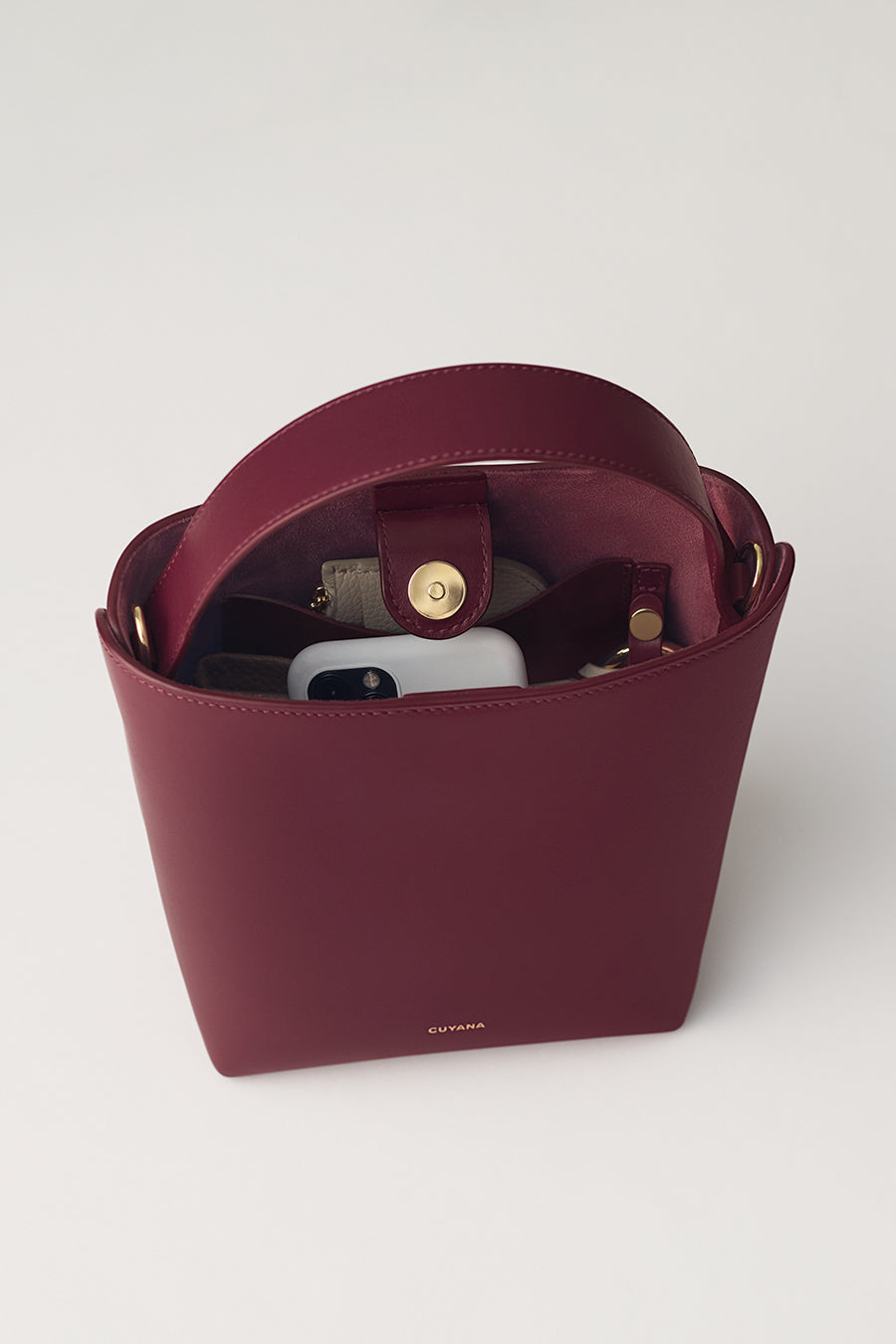 Mini Linea Bucket Bag Cherry / One Size