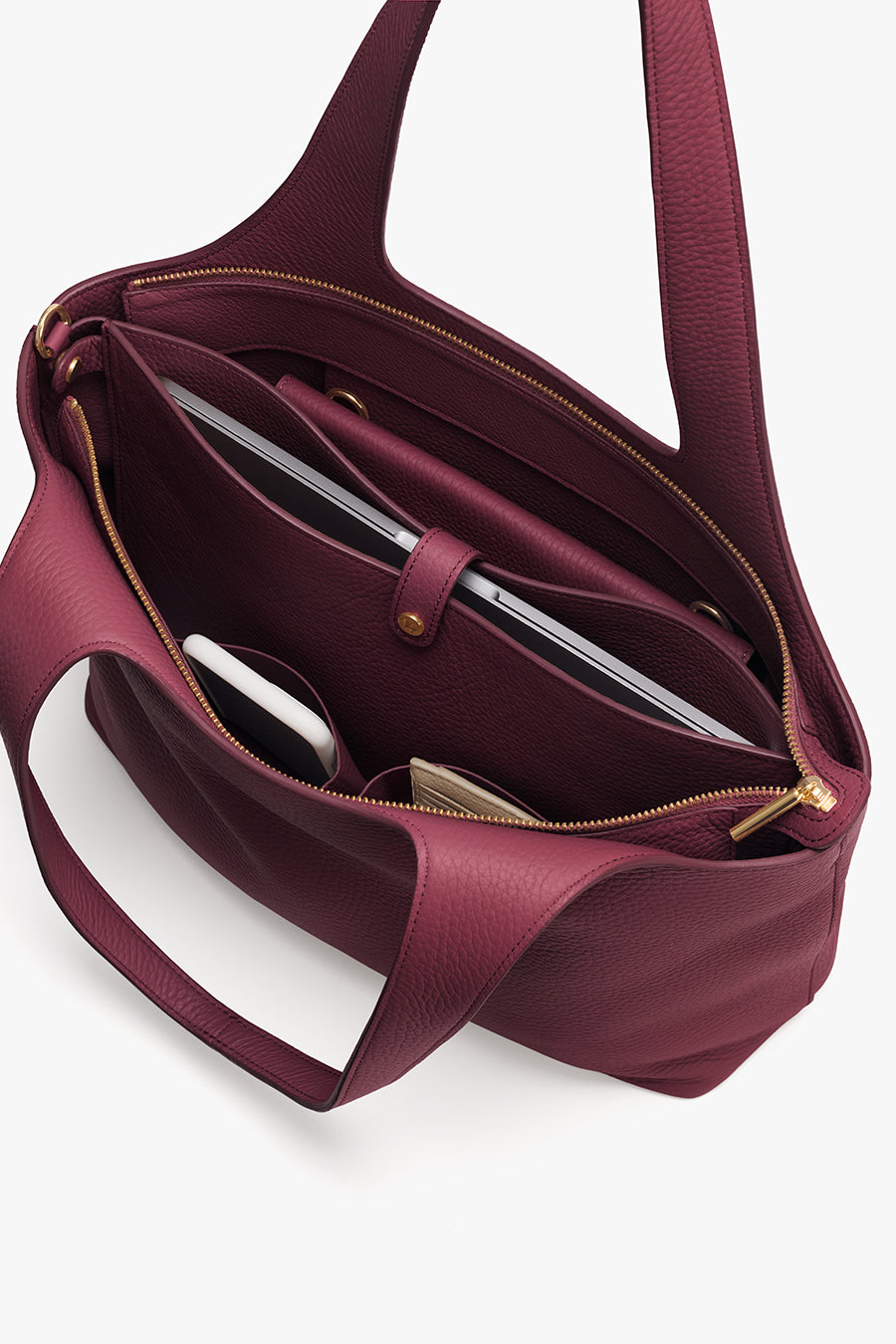 System Zipper Tote 13-inch Cherry / One Size