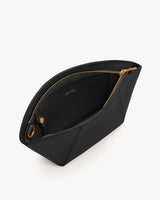 Open hpouch with zipper and an interior pocket