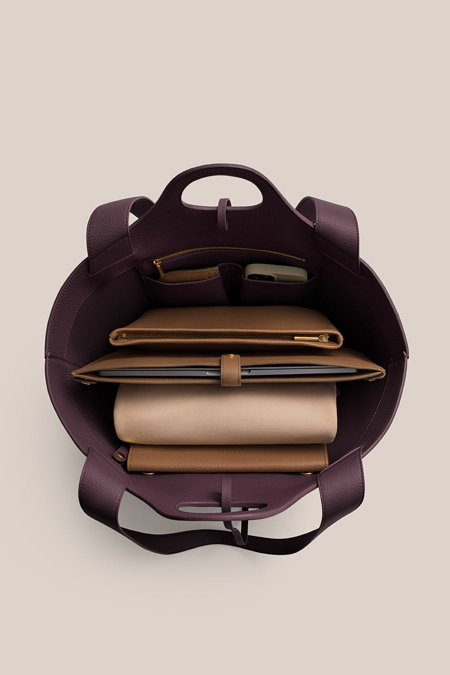 Paloma Tote Plum / One Size