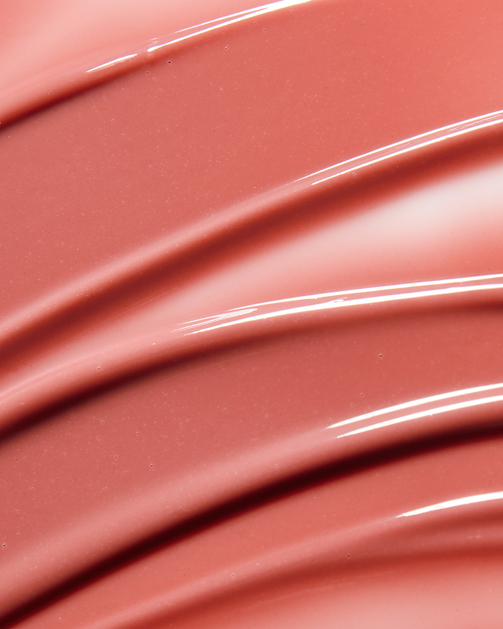 Glossy lip oil smear.