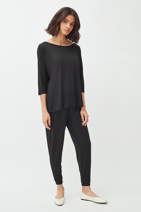 Organic Pima Tapered Pant Black / Large