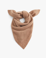 Bandana tied and placed on a plain background.