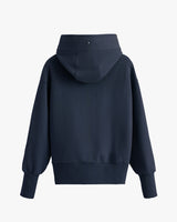 Hooded sweatshirt displayed against a plain background.