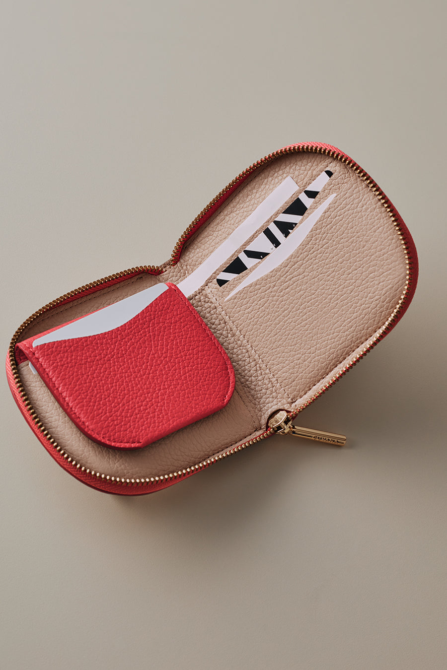 Duo Small Zip Wallet Lipstick / One Size