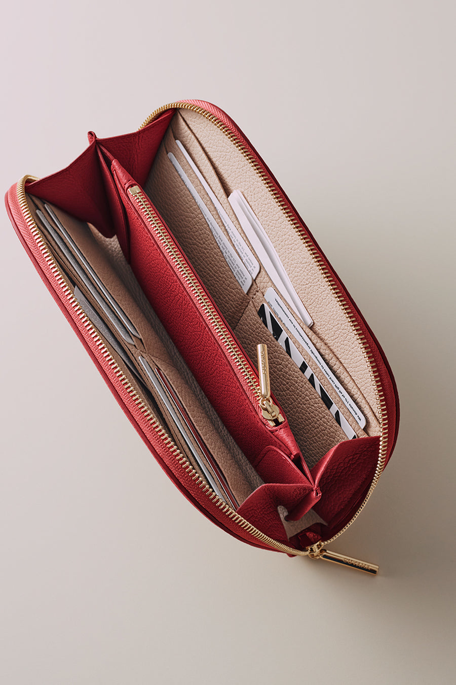 Duo Zip Wallet Lipstick / One Size
