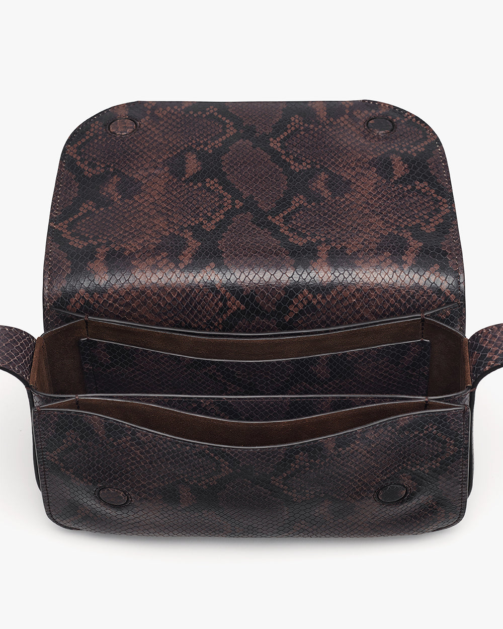Open patterned backpack with multiple compartments