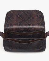 Open patterned backpack with multiple compartments