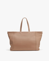 Large tote bag with two handles, standing upright on a plain background.