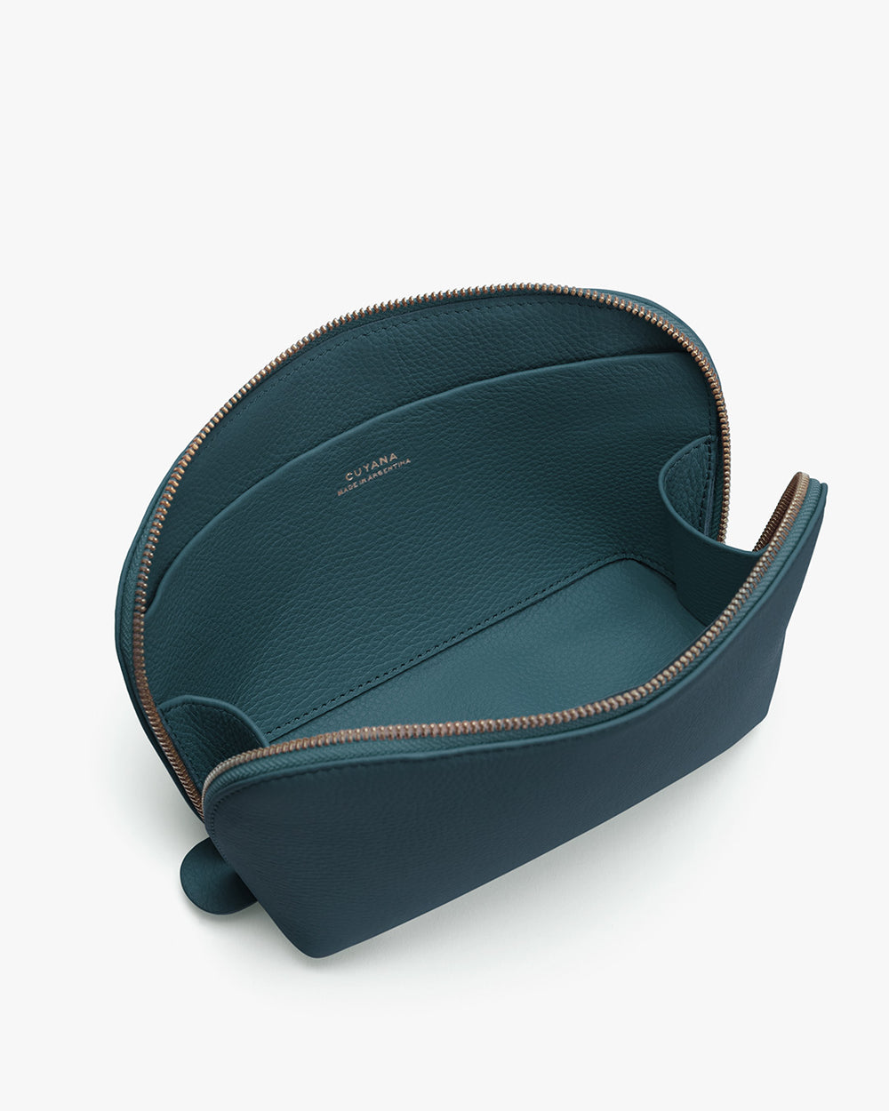 Medium Travel Case Open zippered pouch on a plain background.