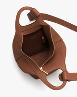 Open bag with visible inner pocket and zipper.