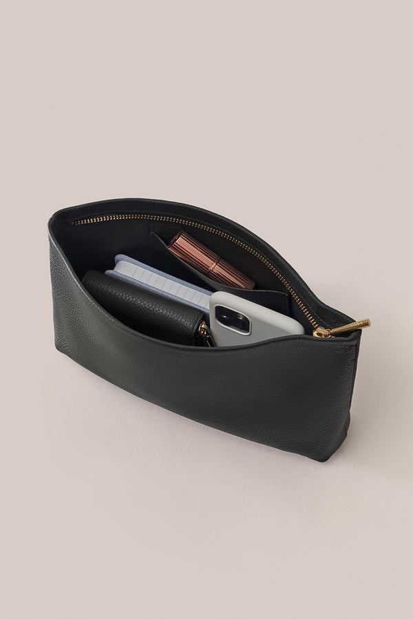 Small Zipper Pouch Black / One Size