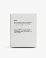 Box with descriptive text about a signature candle named Rosa.