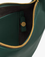 Bag interior with a pocket and zipper detail