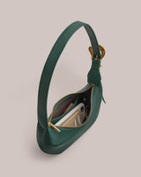 Open purse with wallet and phone inside