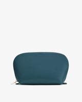 Small zippered pouch on a plain background