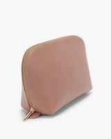 Small zipped pouch standing upright