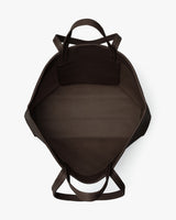 Open tote bag with two handles viewed from above