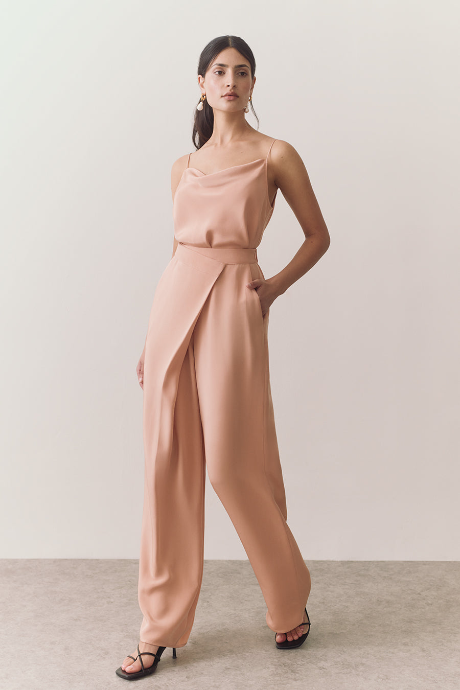 Silk Overlay Pant Petal / Small