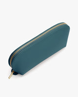Rectangular pouch with a zipper on top.