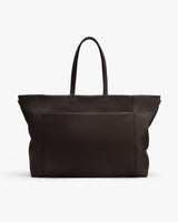 Large plain travel bag with two handles.