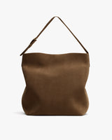 A large tote bag with a single adjustable shoulder strap.