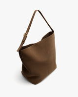 Simple shoulder bag with adjustable strap.