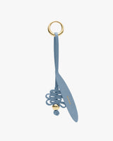 Keychain with loop and ring design.