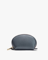 Small zippered pouch on a plain background.