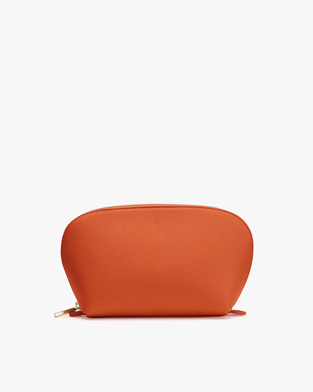 Small zipped pouch on a plain background.