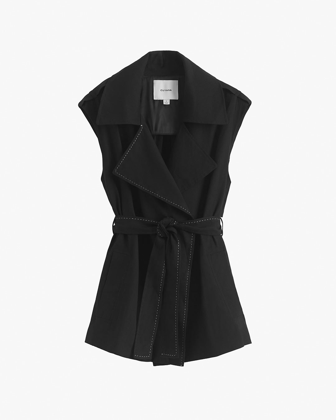 HAUNT LINEN VESTリネンベスト オフホワイト