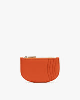 Small pouch with zipper and card slots on one side.