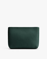 Rectangular textured pouch against a plain background.