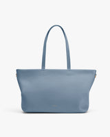 A tote bag with two handles shown against a plain background.