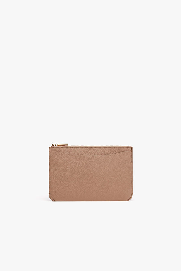 System Zipper Pouch Cappuccino / One Size