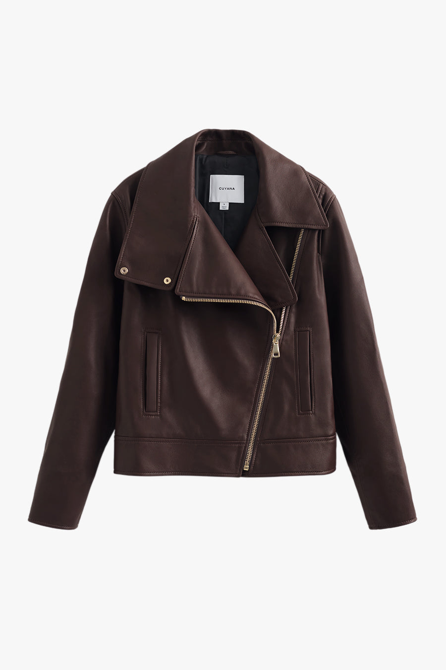 Leather Moto Jacket Toffee / Small