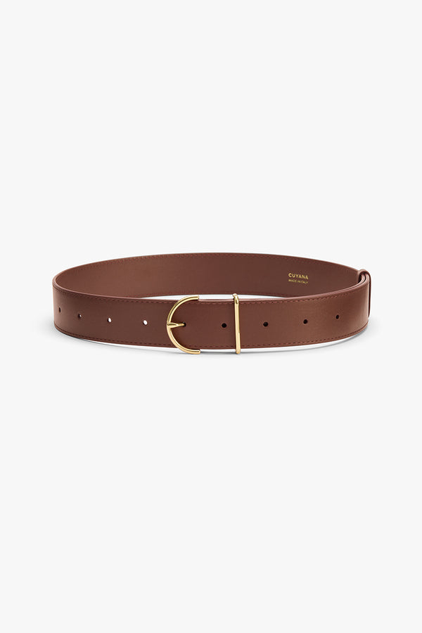 Leather Belt Dark Chestnut / Small - Medium