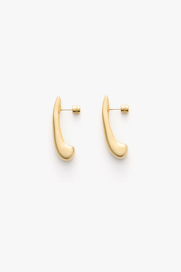 Long Lluvia Earrings Gold / One Size