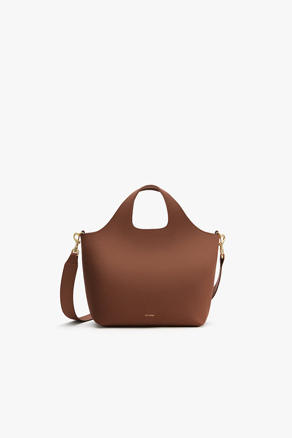 Small System Zipper Tote Dark Chestnut / One Size