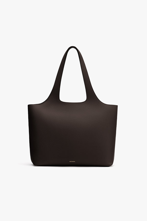 System Zipper Tote 16-inch Mocha / One Size
