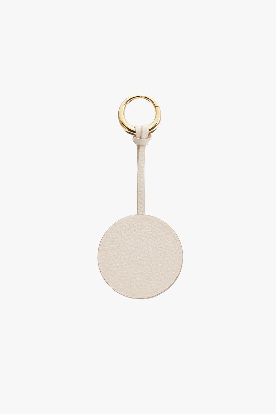 Circle Keychain Ecru / One Size
